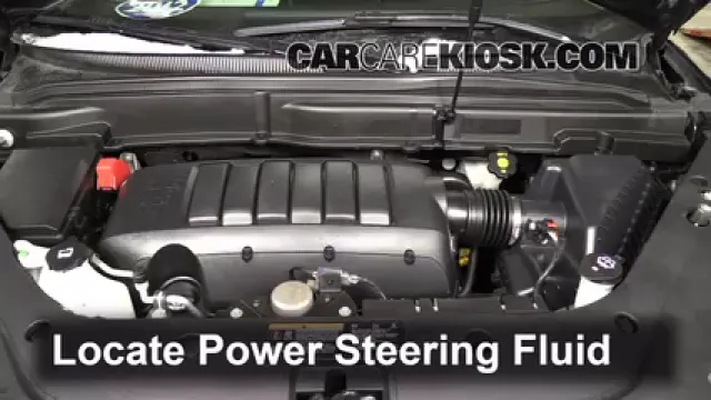 2012 GMC Acadia SLE 3.6L V6 Power Steering Fluid Check Fluid Level